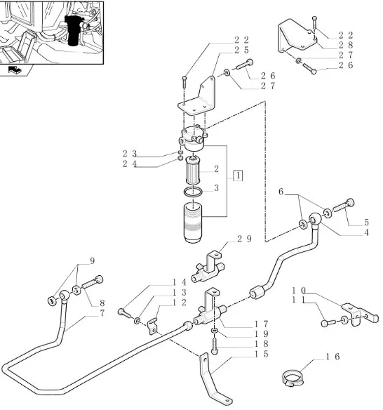 87587342 - Трубка жесткая